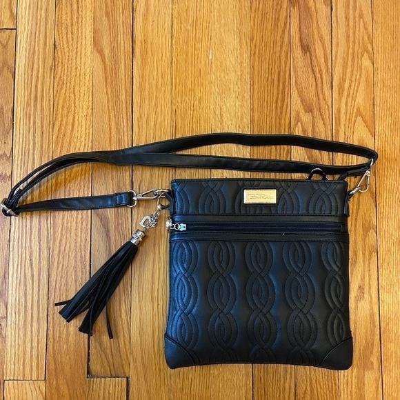 Bella Russo Black Crossbody Bag Brand New - Picture 1 of 5